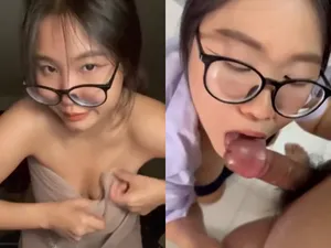 Nữ học sinh liếm cò đá trứng cút điêu luyện