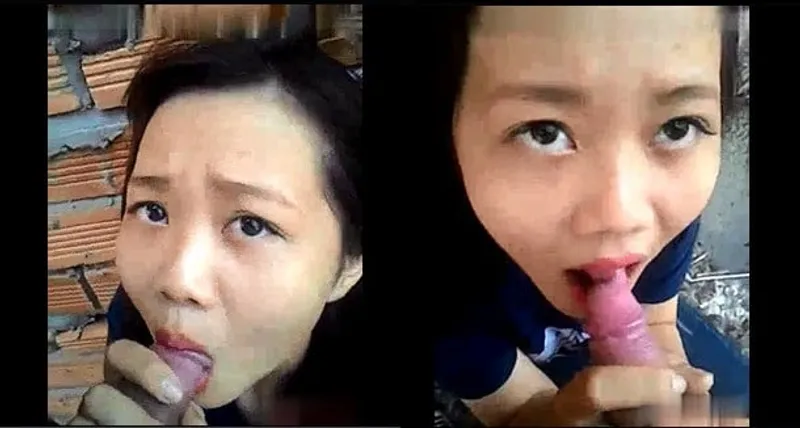 Người yêu bú cây hàng ở vườn sau nhà